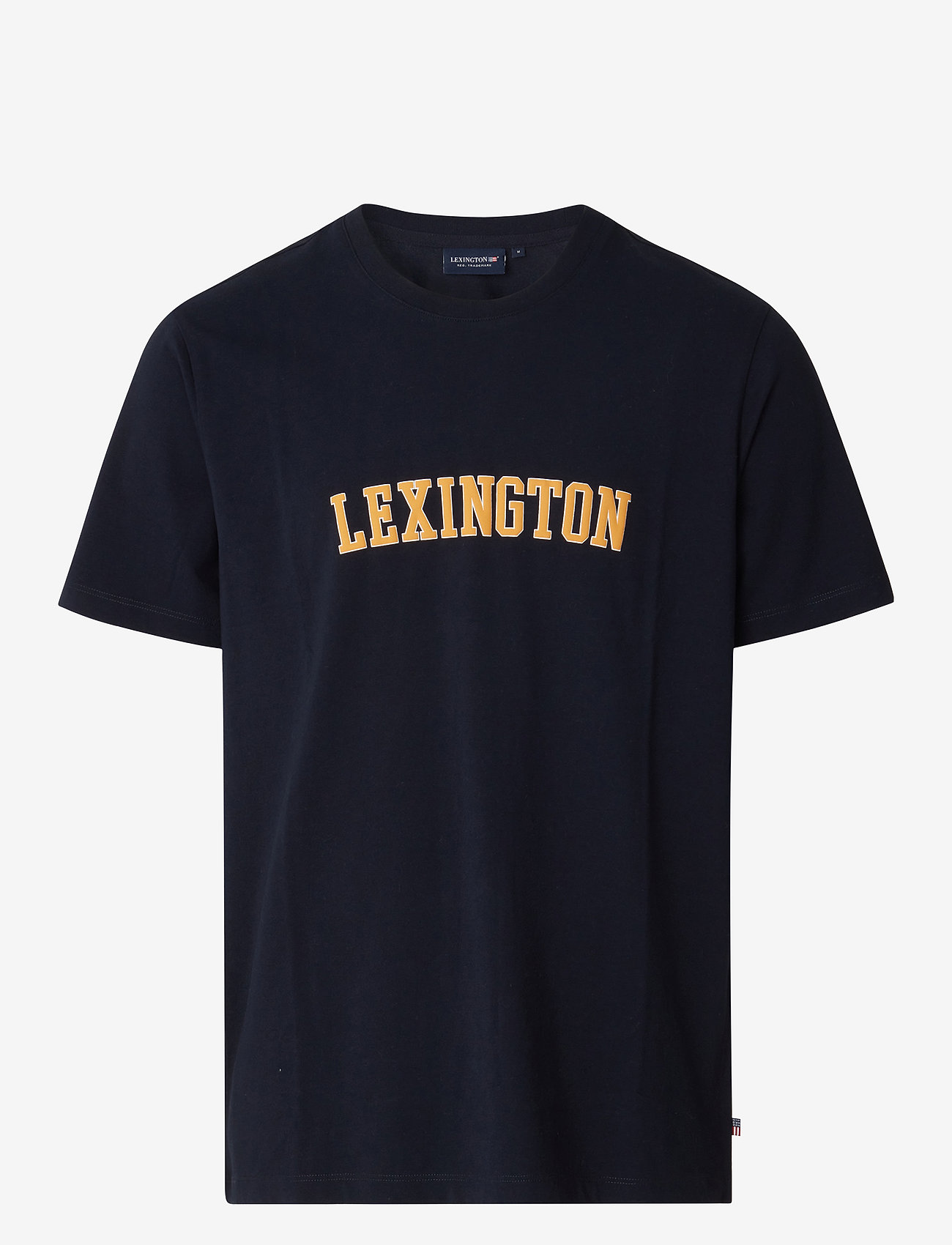 Lexington Clothing - Mac Casual Print Tee - laveste priser - dark blue - 0