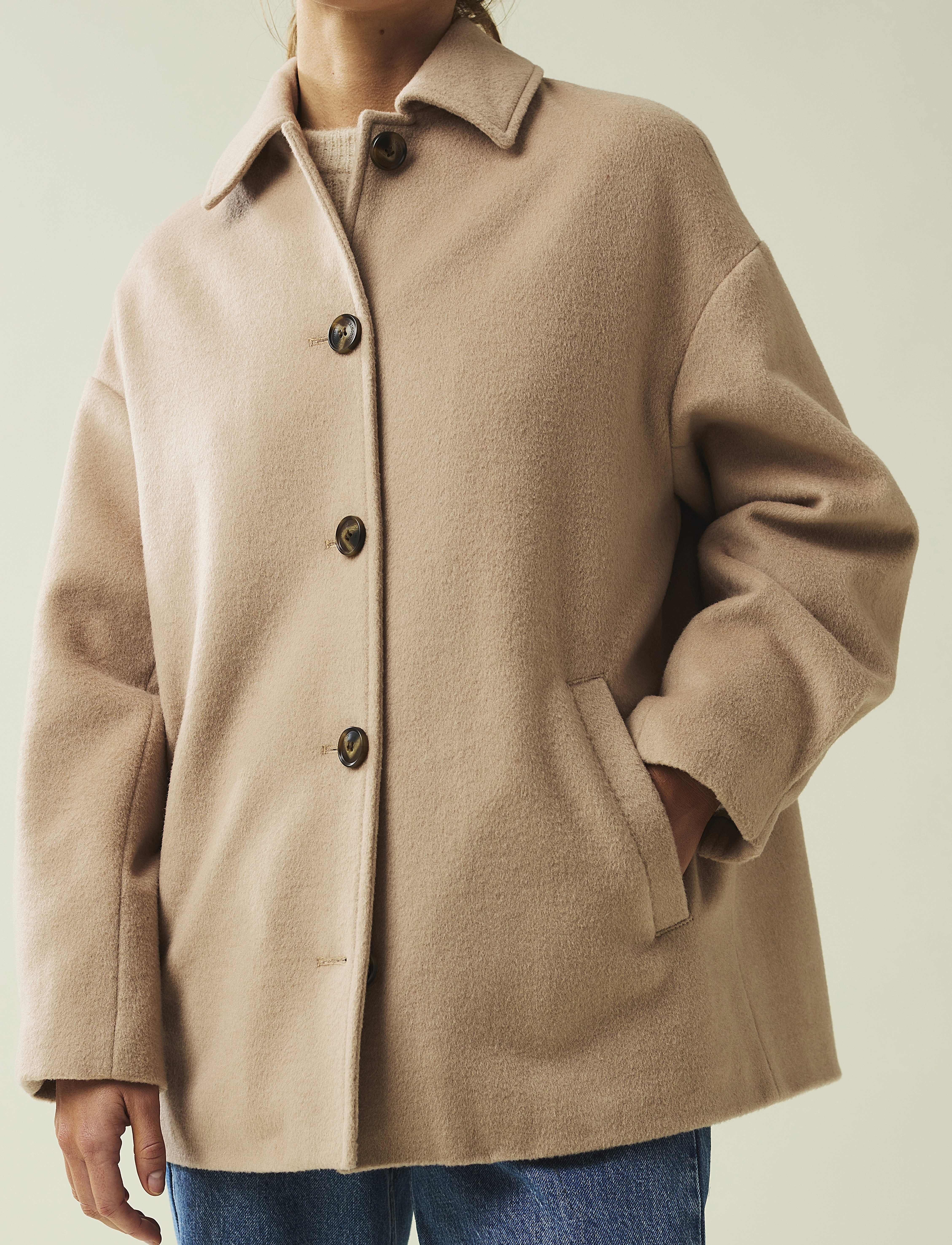 Lexington Clothing - Sawyer Cashmere Blend Jacket - beige - 3