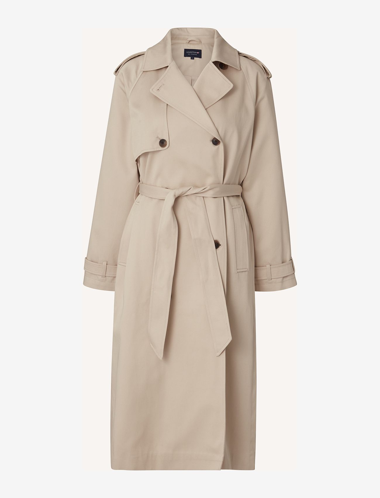Lexington Clothing - Angelina Lyocell Blend Trench Coat - wiosenne kurtki - beige - 0