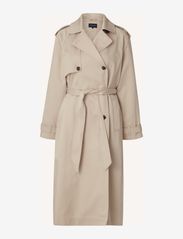 Angelina Lyocell Blend Trench Coat - BEIGE
