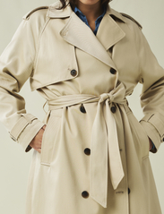 Lexington Clothing - Angelina Lyocell Blend Trench Coat - vårjackor - beige - 3