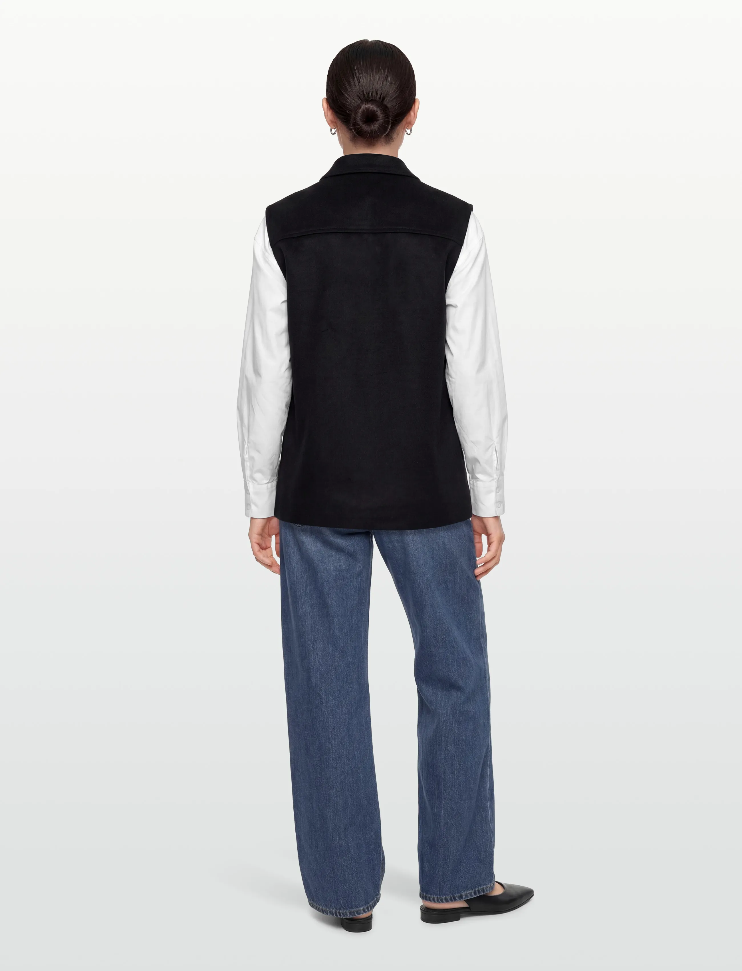Lexington Clothing - Gigi Wool Blend Vest - Ærmeløse blazere - dark blue - 4