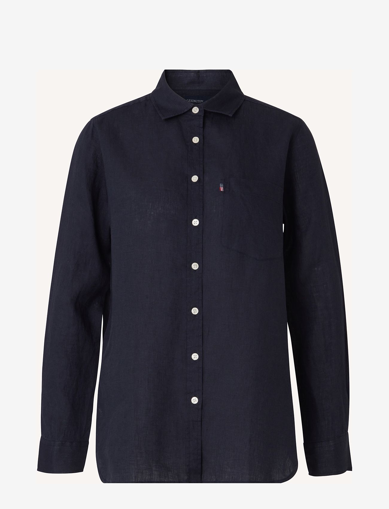 Lexington Clothing - Isa Linen Shirt - leinenhemden - dark blue - 1