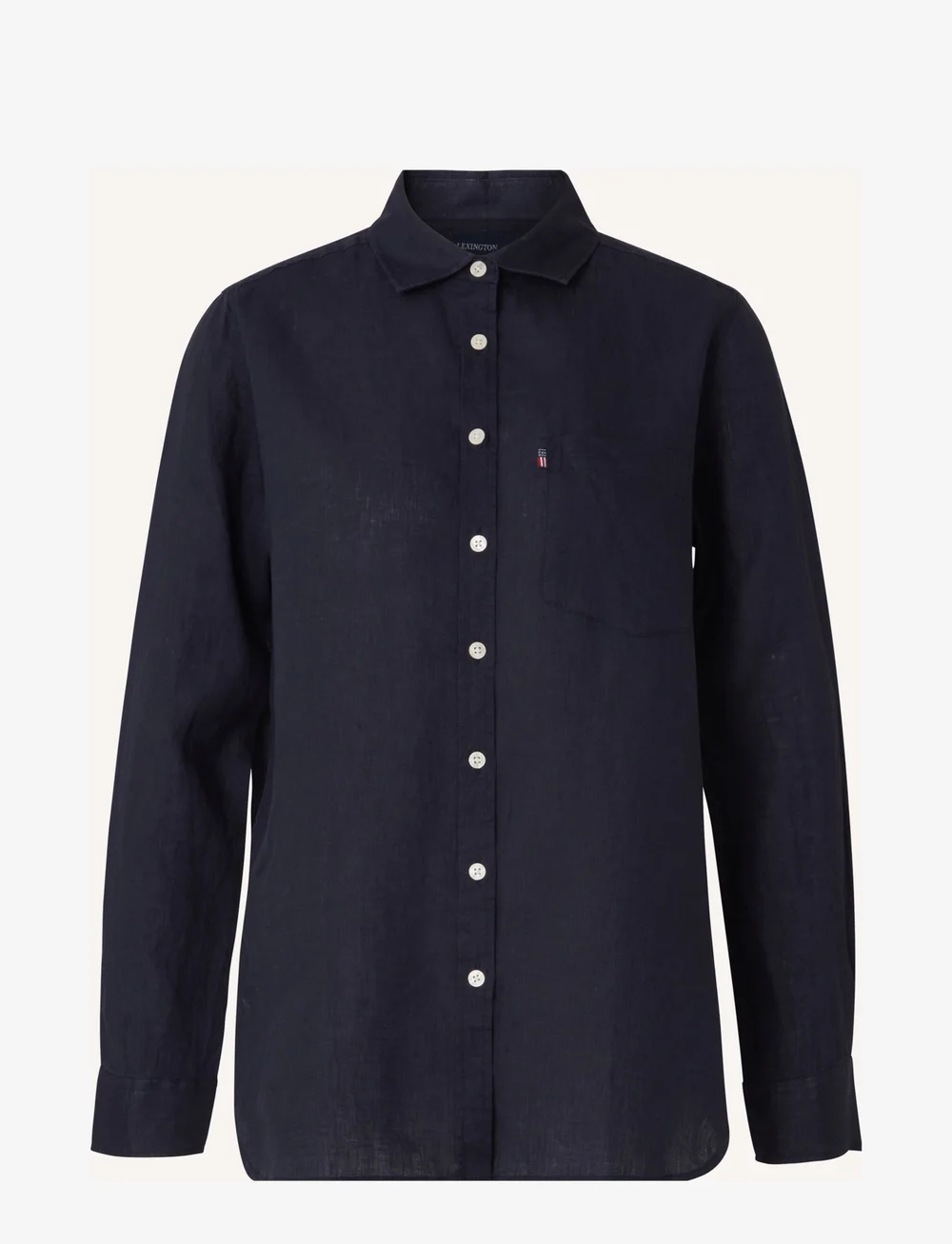 Lexington Clothing - Isa Linen Shirt - leinenhemden - dark blue - 1
