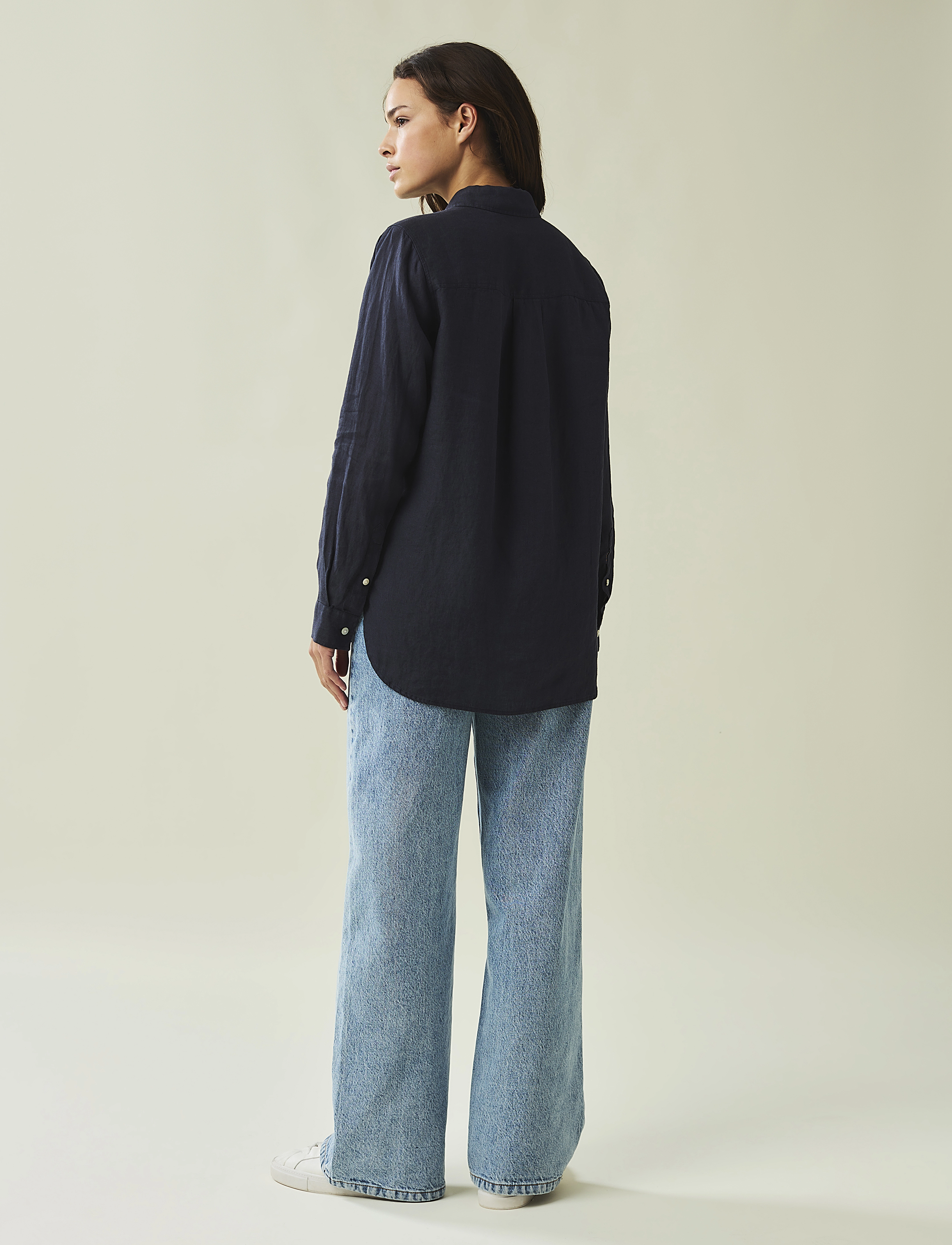 Lexington Clothing - Isa Linen Shirt - dark blue - 2