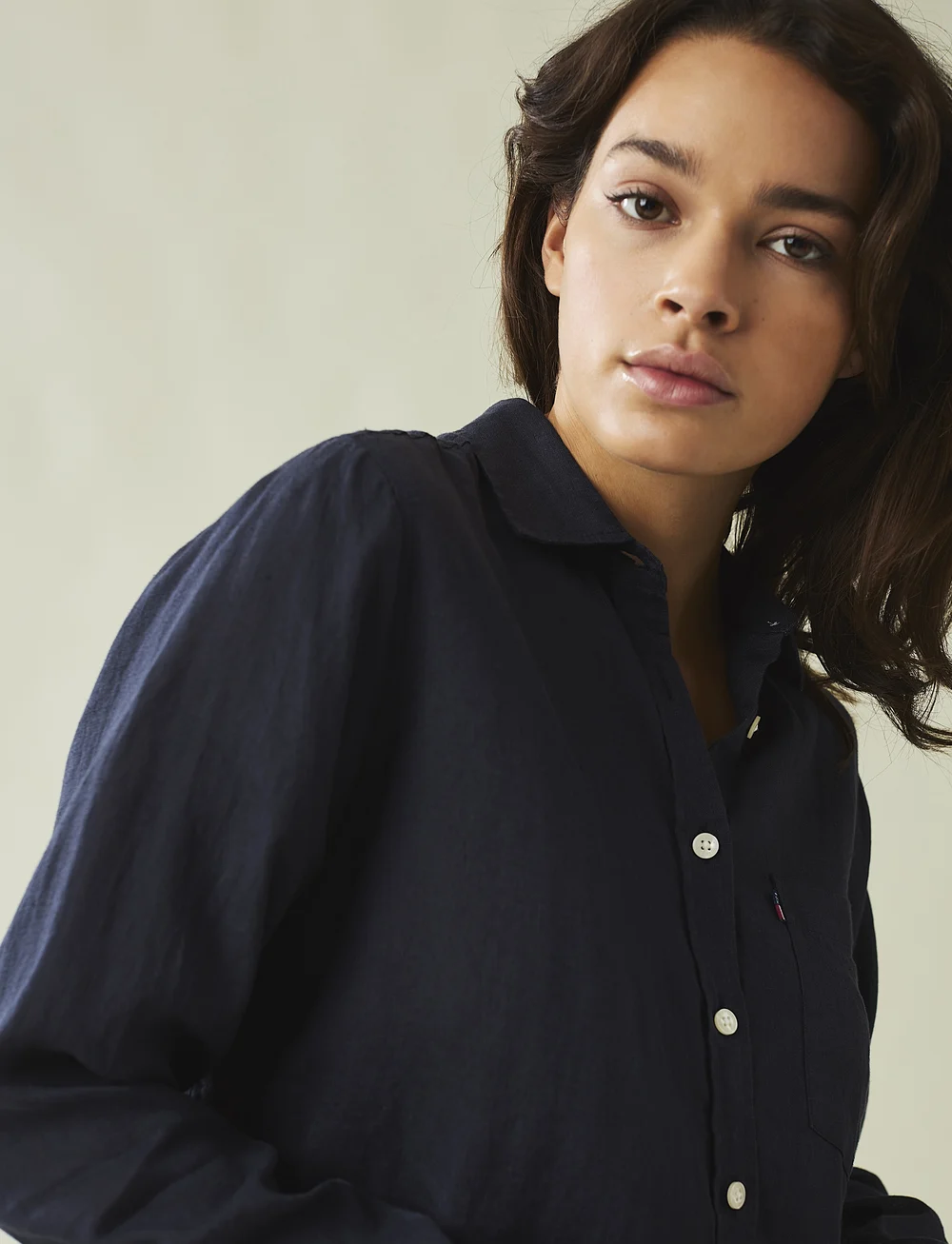 Lexington Clothing - Isa Linen Shirt - leinenhemden - dark blue - 3