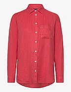 Isa Linen Shirt - RED