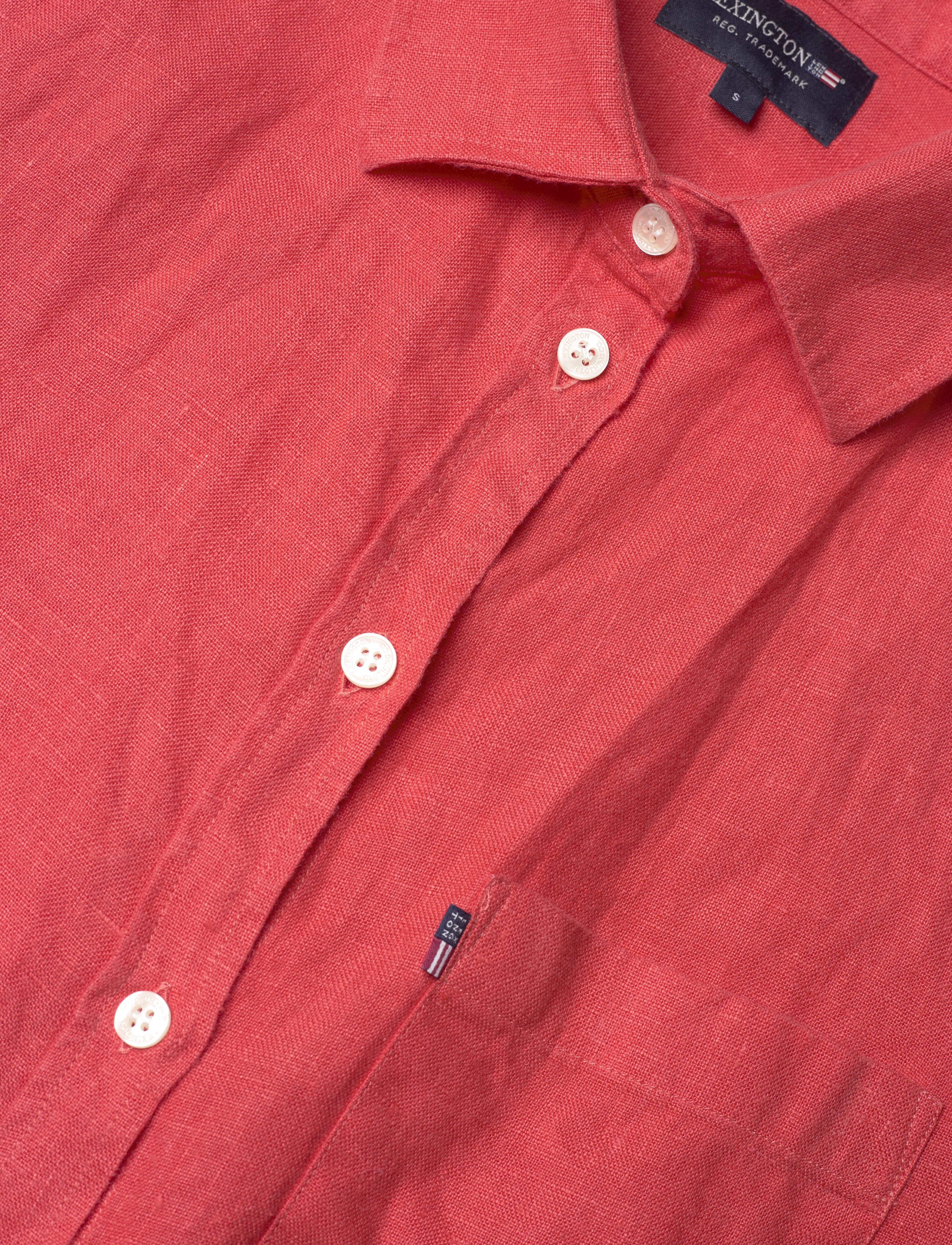 Lexington Clothing - Isa Linen Shirt - red - 5