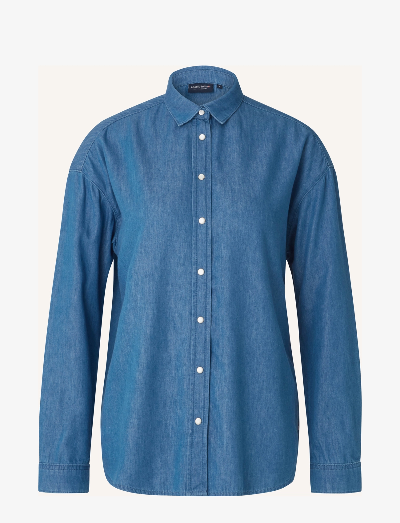 Lexington Clothing - Hedvig Cotton/Lyocell Shirt - lt blue denim - 1
