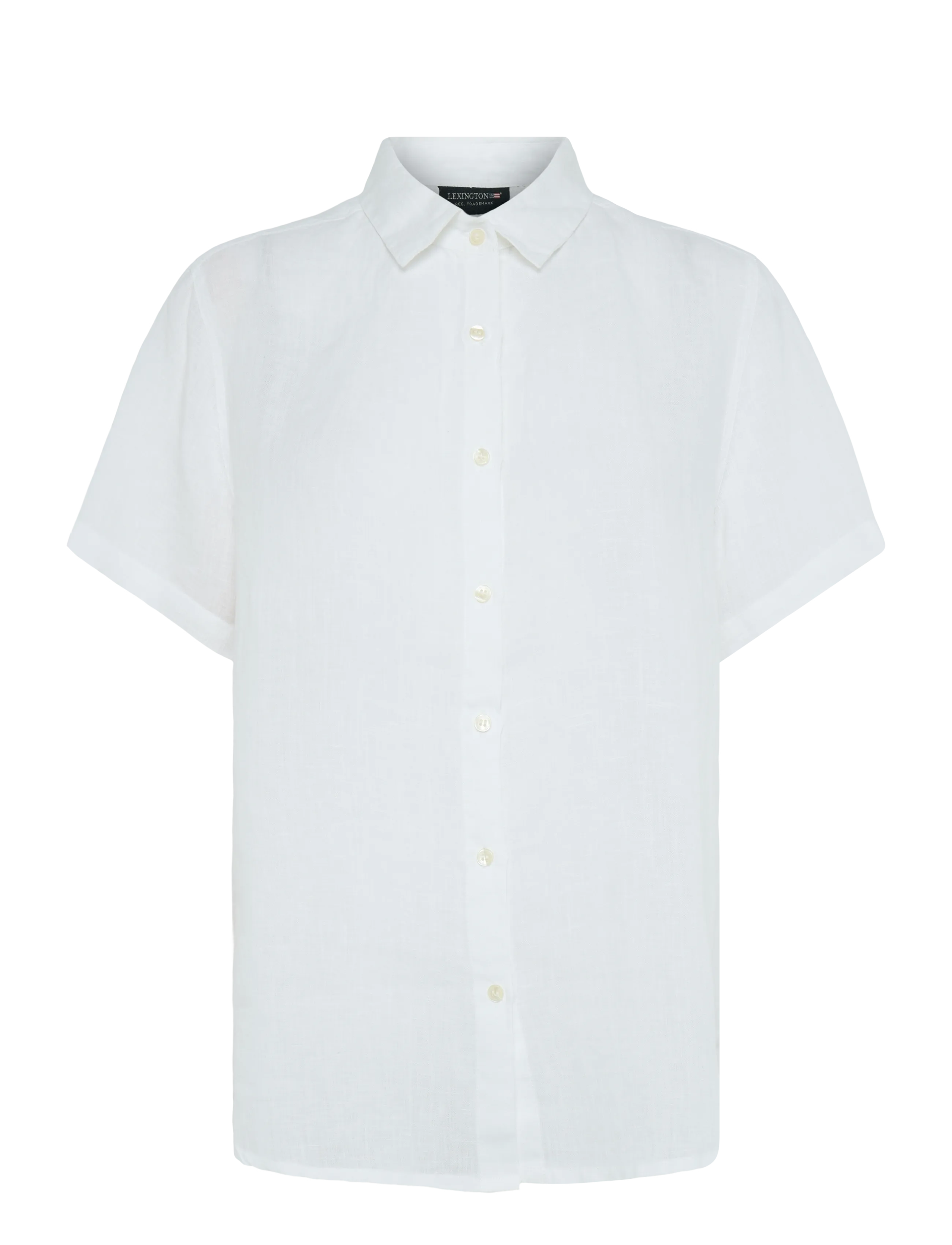 Lexington Clothing Sandra Linen Shirt - Hørskjorter - WHITE / white
