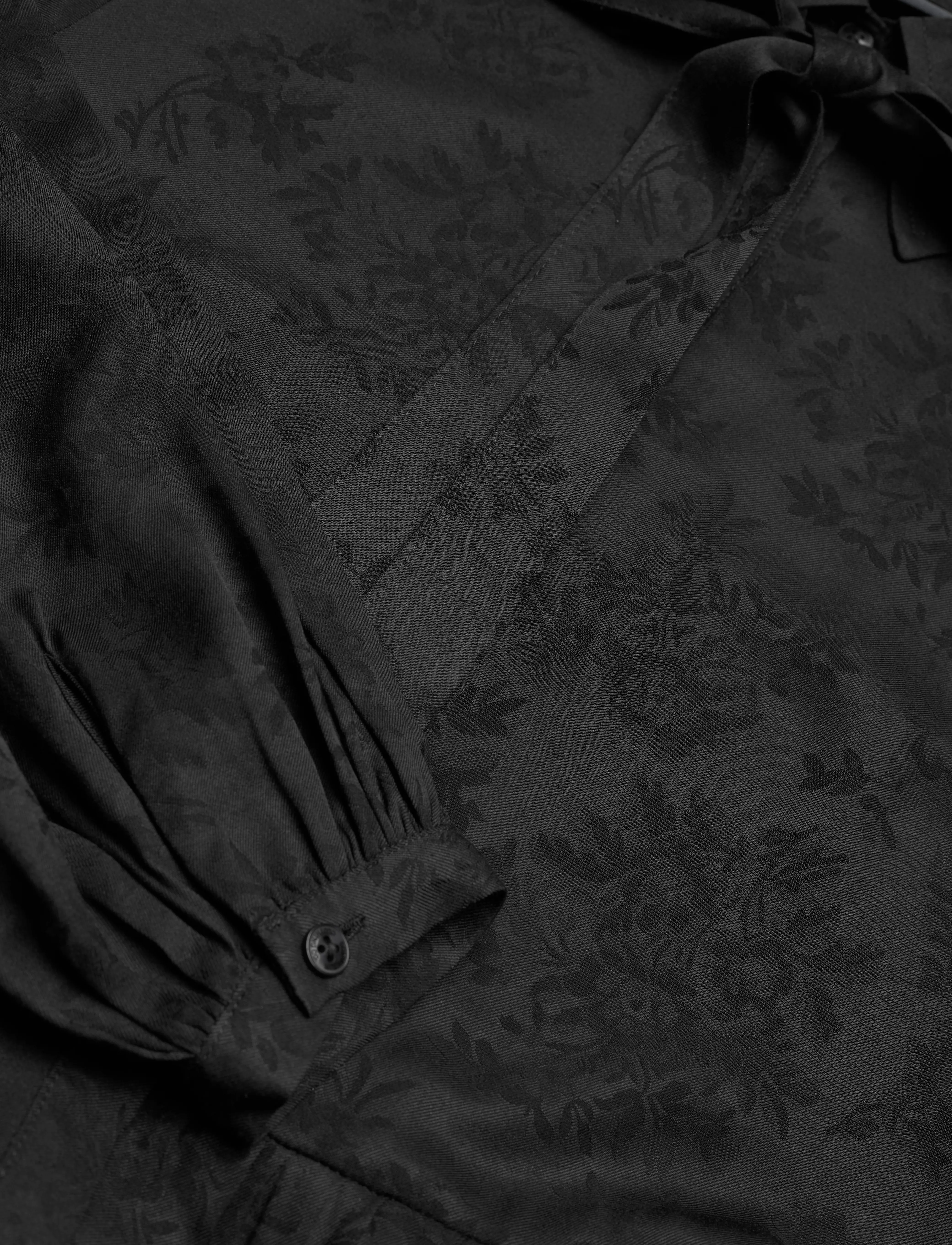 Lexington Clothing - Rosalie Jacquard Dress - hemdkleider - black - 5