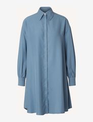 Lexington Clothing - Arabella Lyocell Dress - skjortekjoler - blue - 0