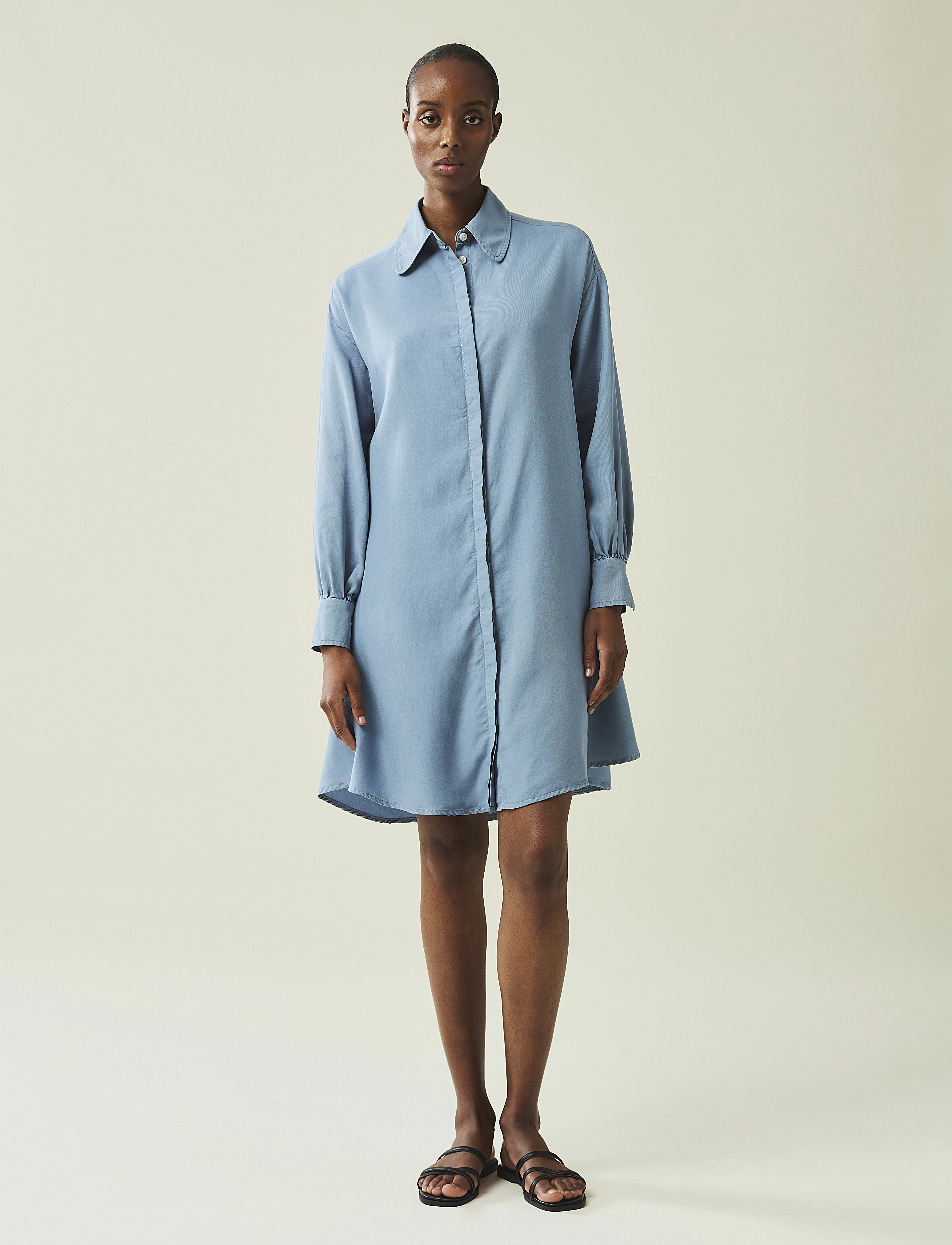 Lexington Clothing Arabella Lyocell Dress - Särkkleidid - BLUE / blue