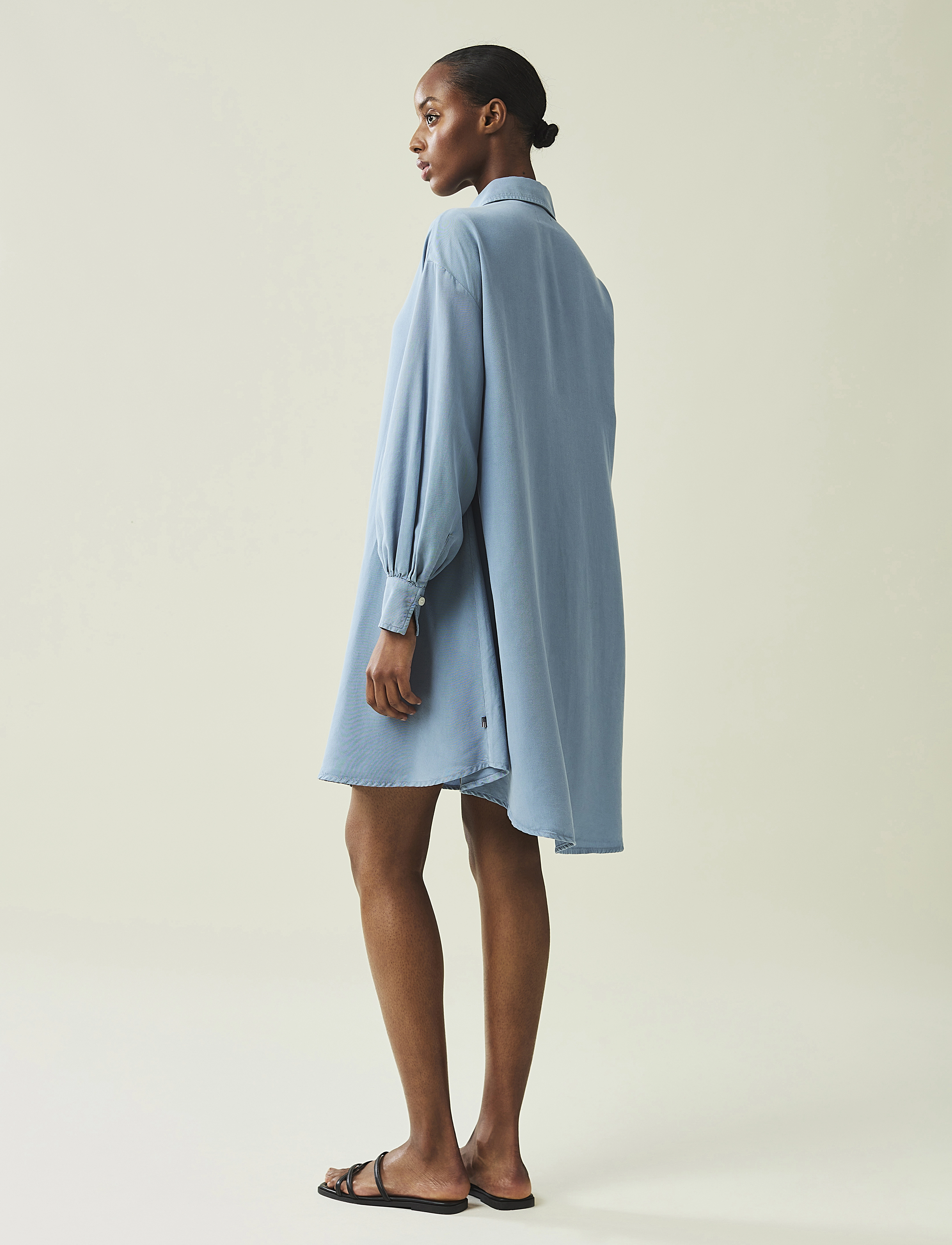 Lexington Clothing - Arabella Lyocell Dress - skjortekjoler - blue - 2