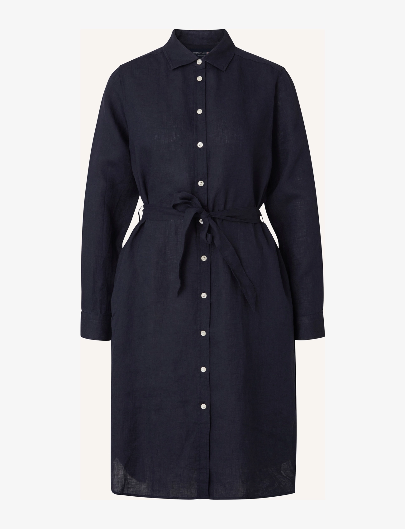 Lexington Clothing - Isa Linen Shirt Dress - dark blue - 1