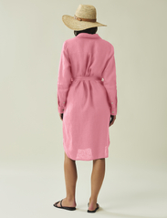 Lexington Clothing - Isa Linen Shirt Dress - shirt dresses - pink - 2