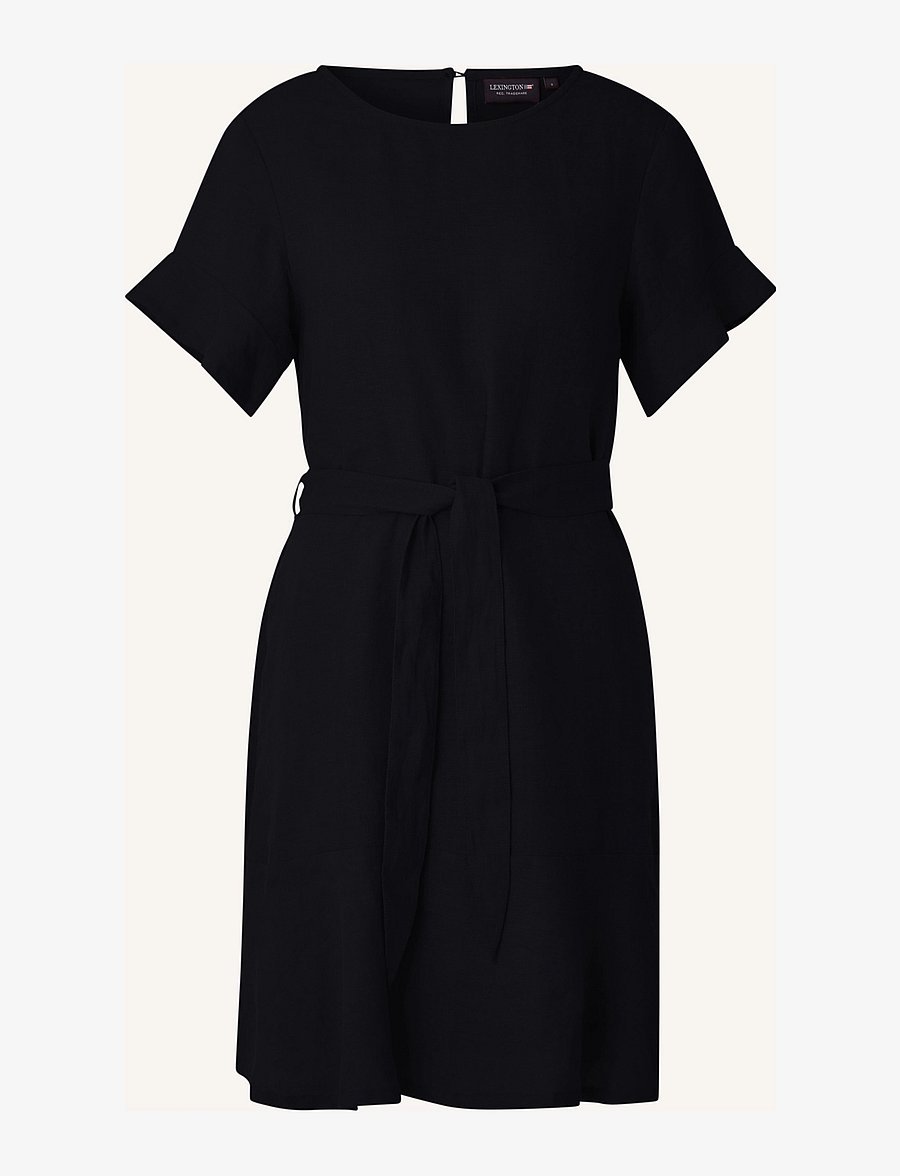 Lexington Clothing - Meghan Linen Dress - black - 1