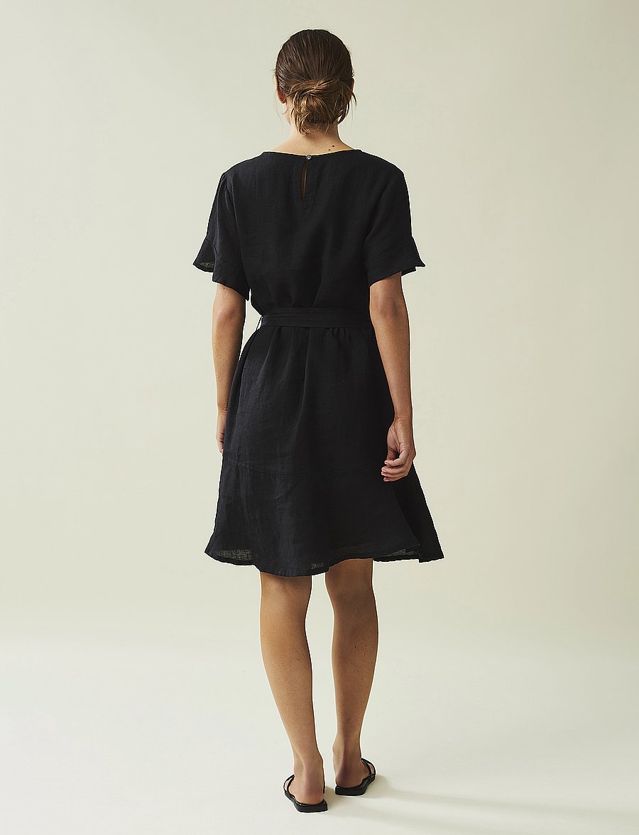 Lexington Clothing - Meghan Linen Dress - black - 2