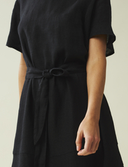 Lexington Clothing - Meghan Linen Dress - sommarklänningar - black - 3
