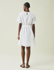 Lexington Clothing - Meghan Linen Dress - sommarklänningar - white - 2