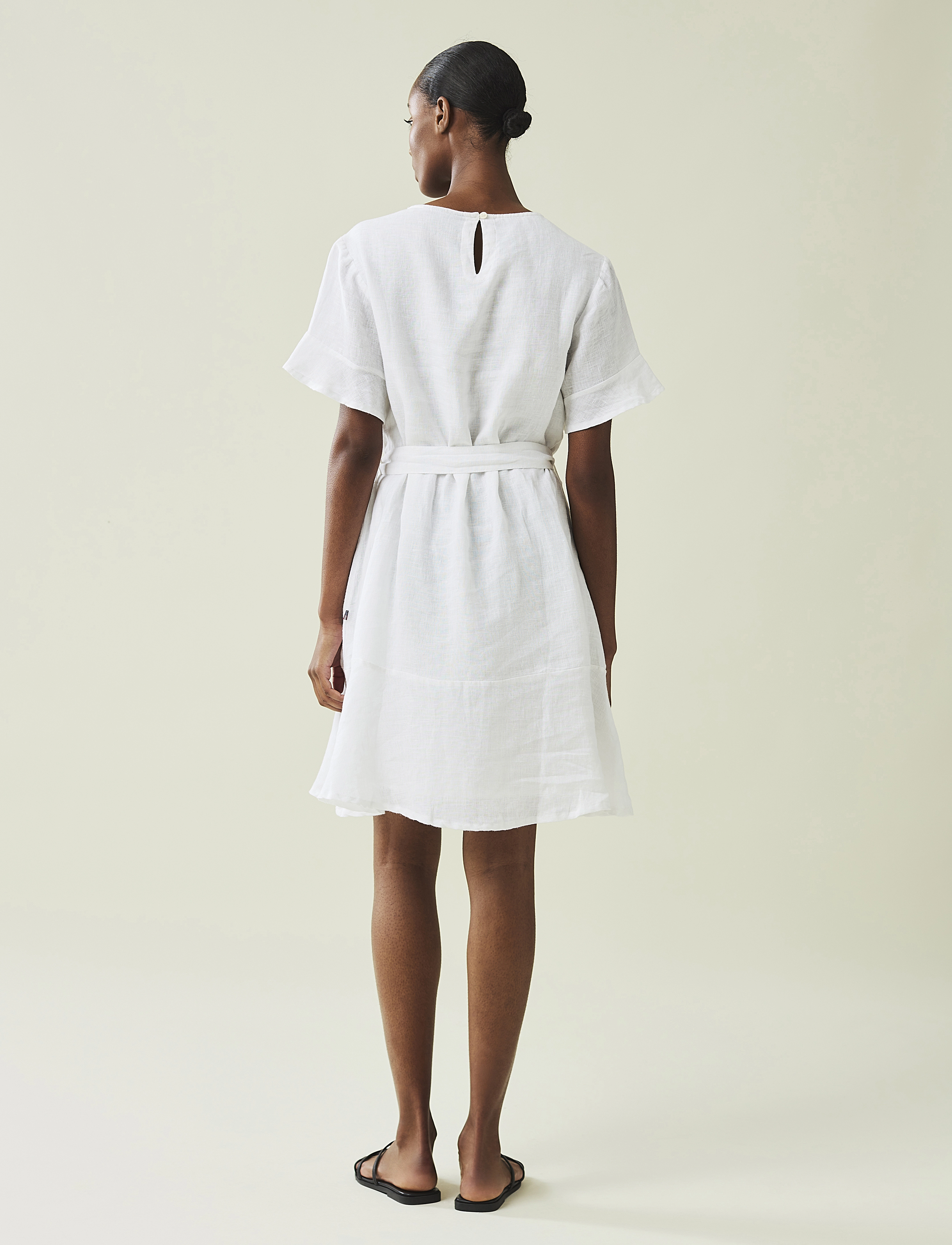 Lexington Clothing - Meghan Linen Dress - white - 2