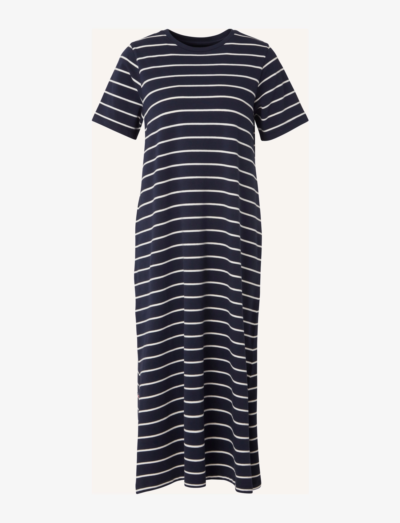 Lexington Clothing - Becky Jersey Dress - dk blue/white stripe - 1