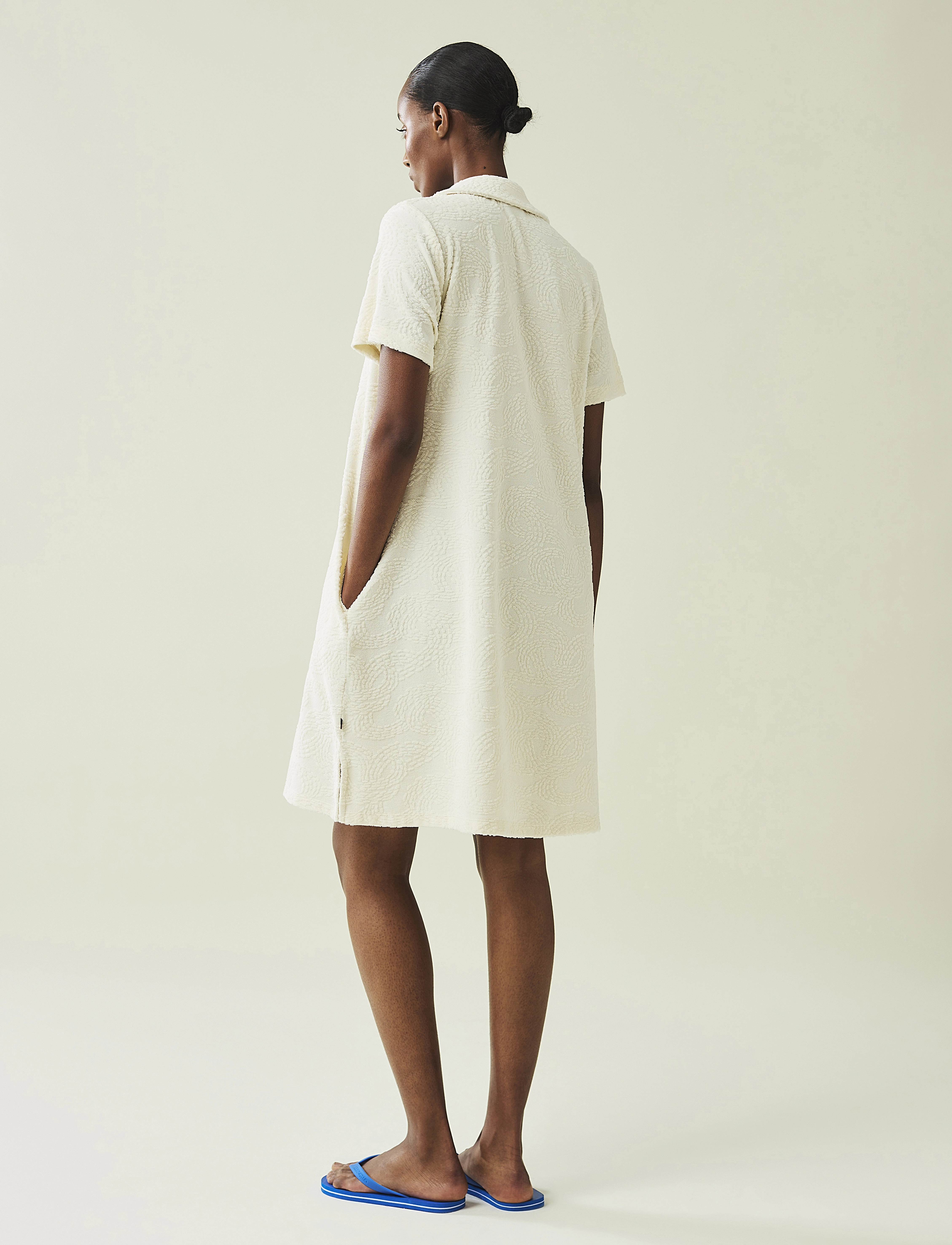 Lexington Clothing - Kailey Jacquard Terry Dress - offwhite - 2