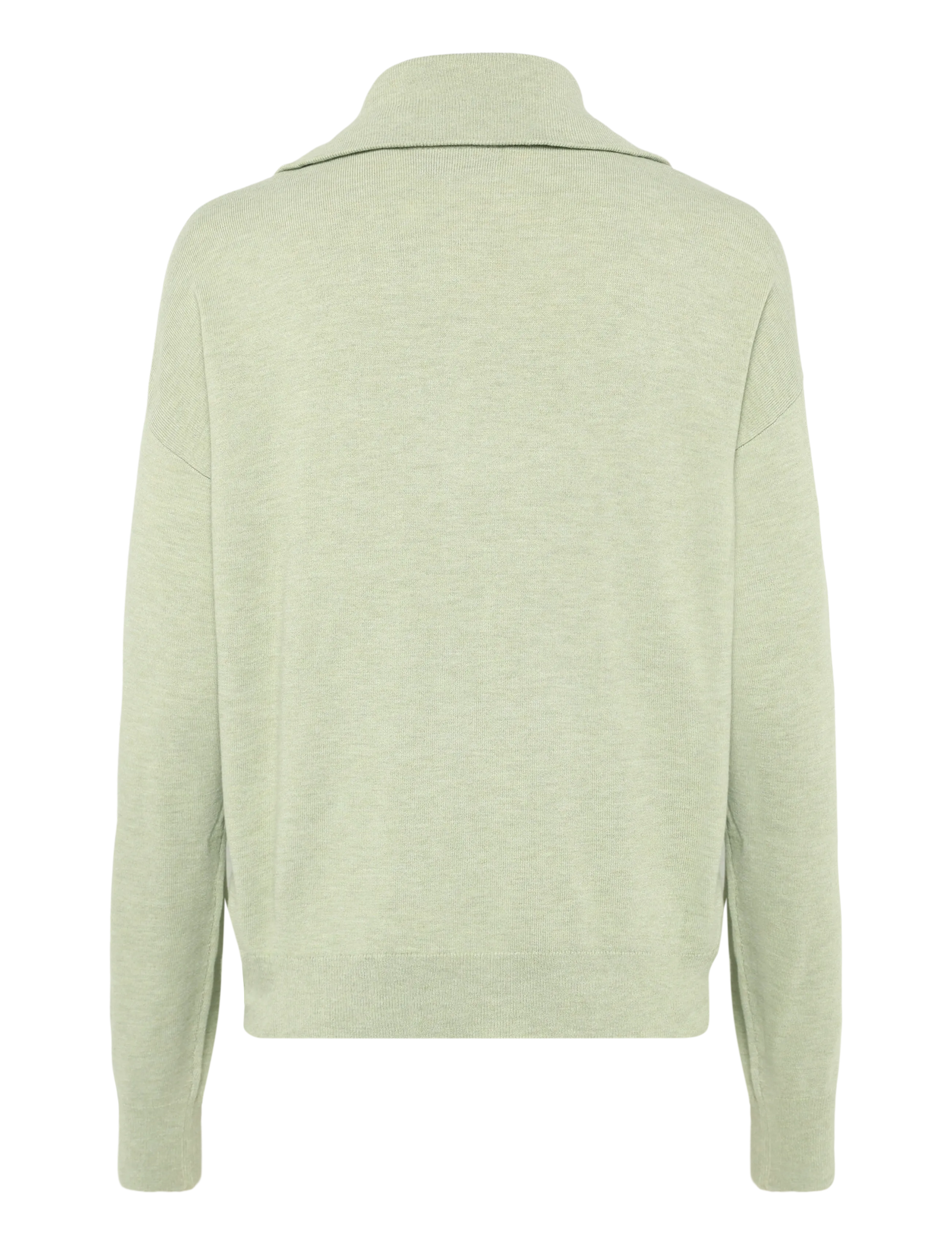 Lexington Clothing - Reagan Knitted Half Zip Sweater - džemprid - light green melange - 2