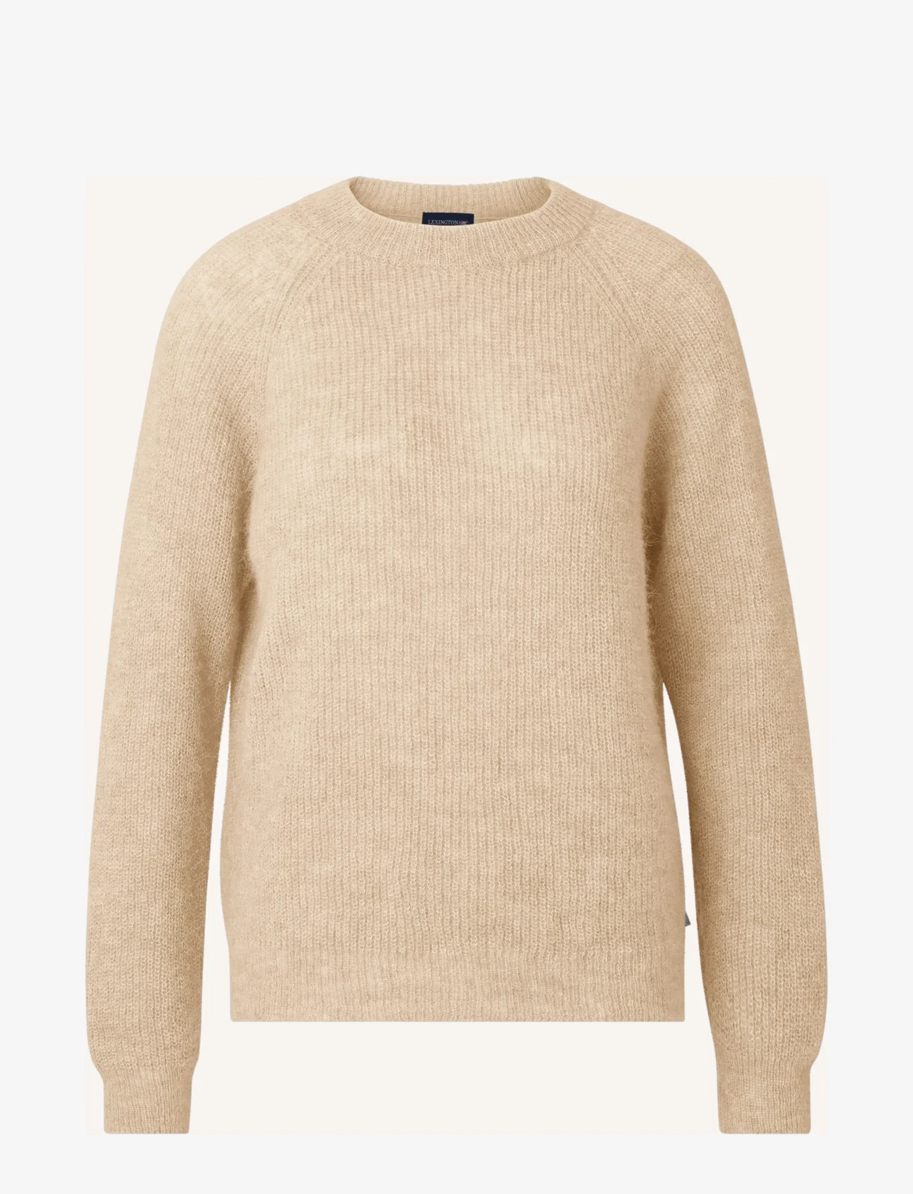 Lexington Clothing - Siri Alpaca Blend Sweater - strikkegensere - light beige melange - 0