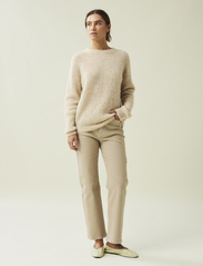 Lexington Clothing - Siri Alpaca Blend Sweater - strikkegensere - light beige melange - 2