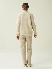Lexington Clothing - Siri Alpaca Blend Sweater - strikkegensere - light beige melange - 3
