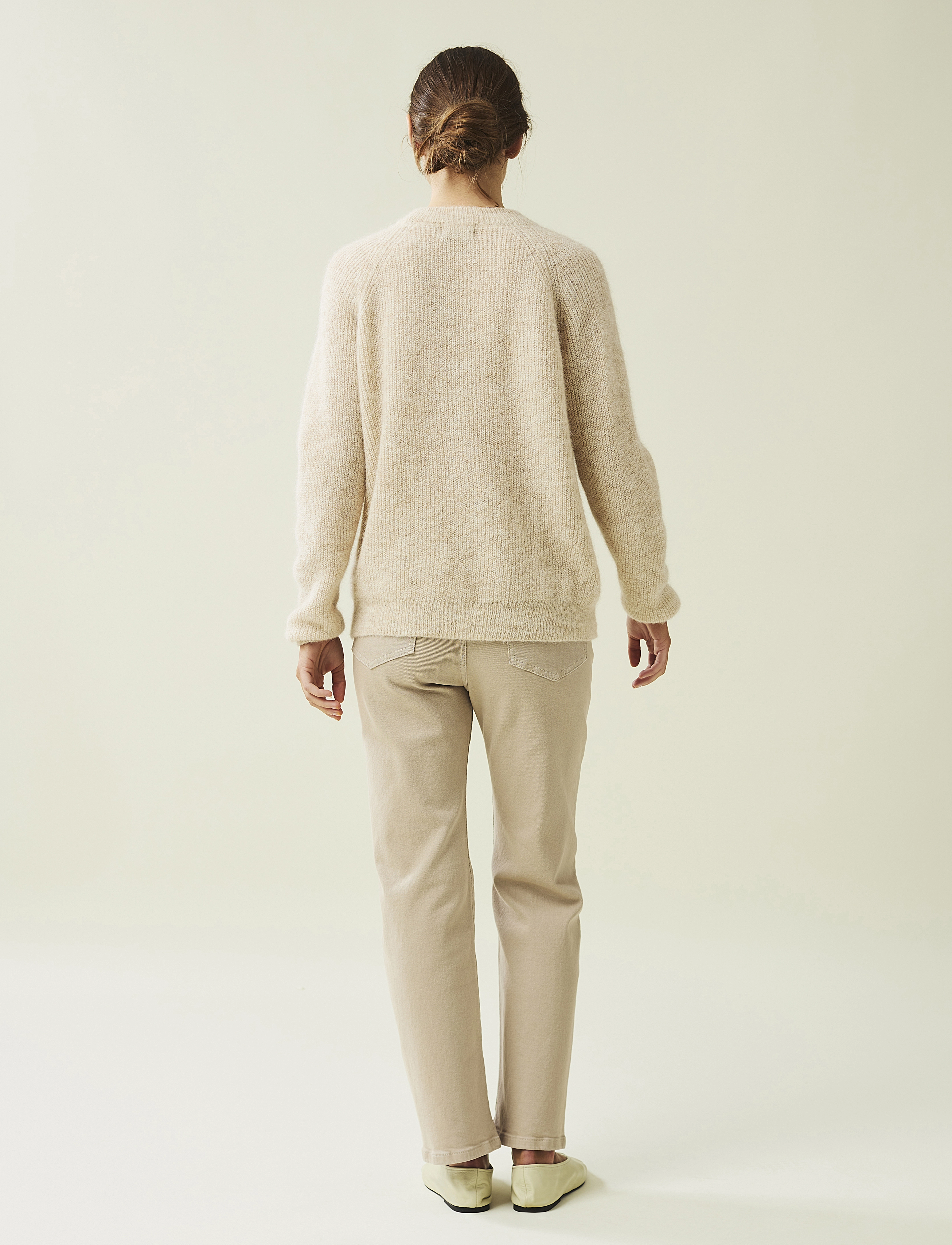 Lexington Clothing - Siri Alpaca Blend Sweater - light beige melange - 3