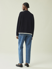 Lexington Clothing - Peyton Full Milano Knitted Sweater - trøjer - dark blue - 2