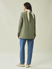 Lexington Clothing - Remi Double-Breasted Wool Blend Blazer - party wear at outlet prices - light green - 2