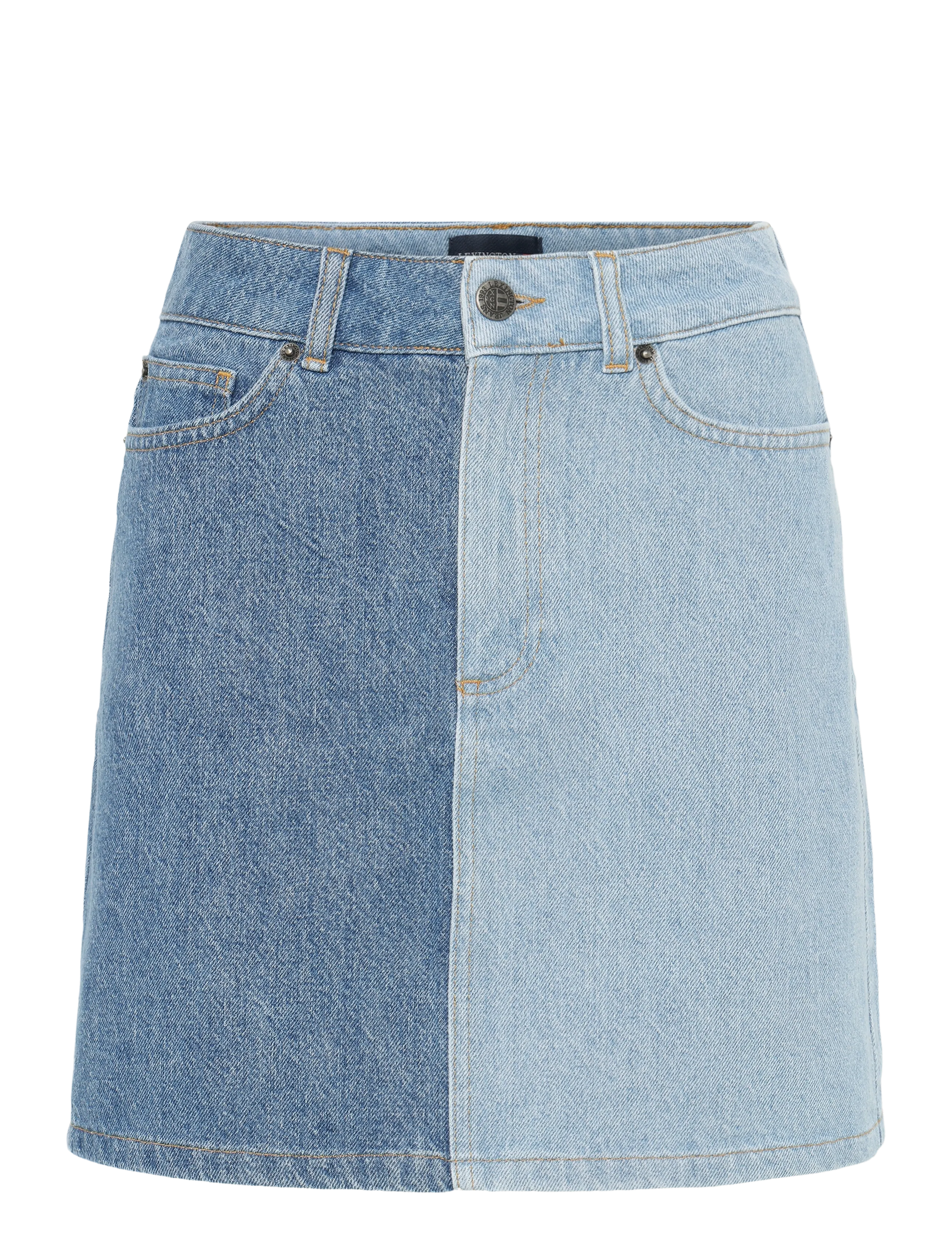 Lexington Clothing Cassie Denim Skirt - Seelikud - BLUE MULTI / multi