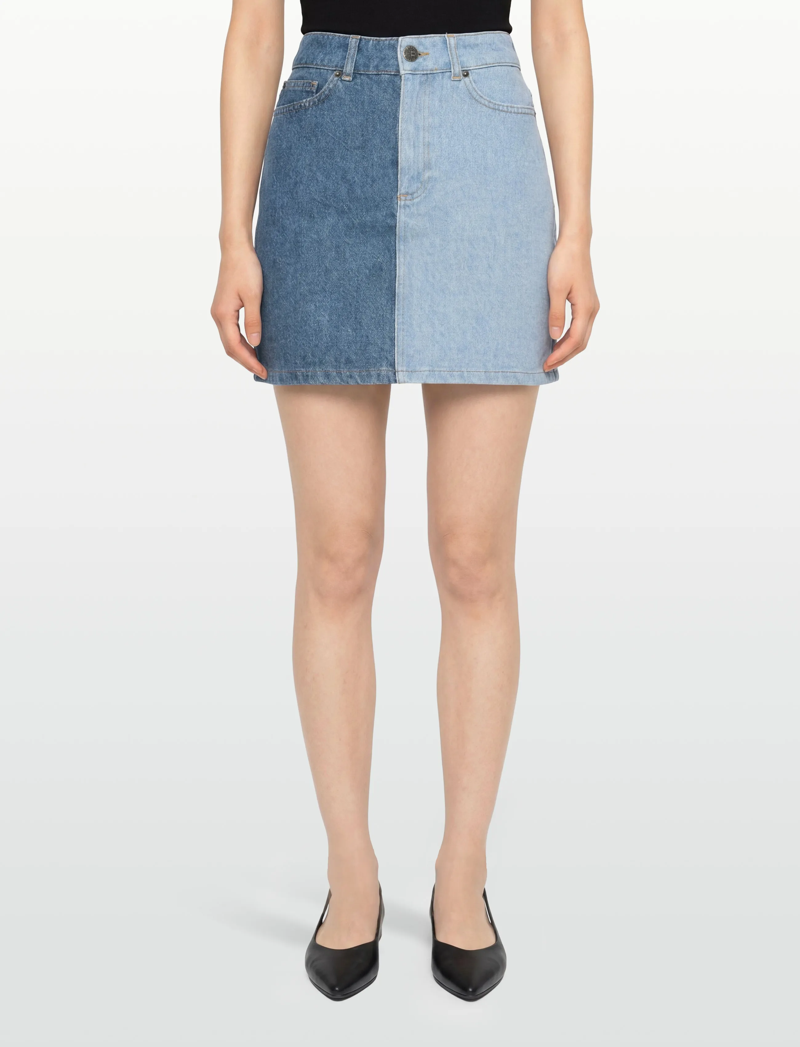 Lexington Clothing - Cassie Denim Skirt - denimnederdele - blue multi - 3