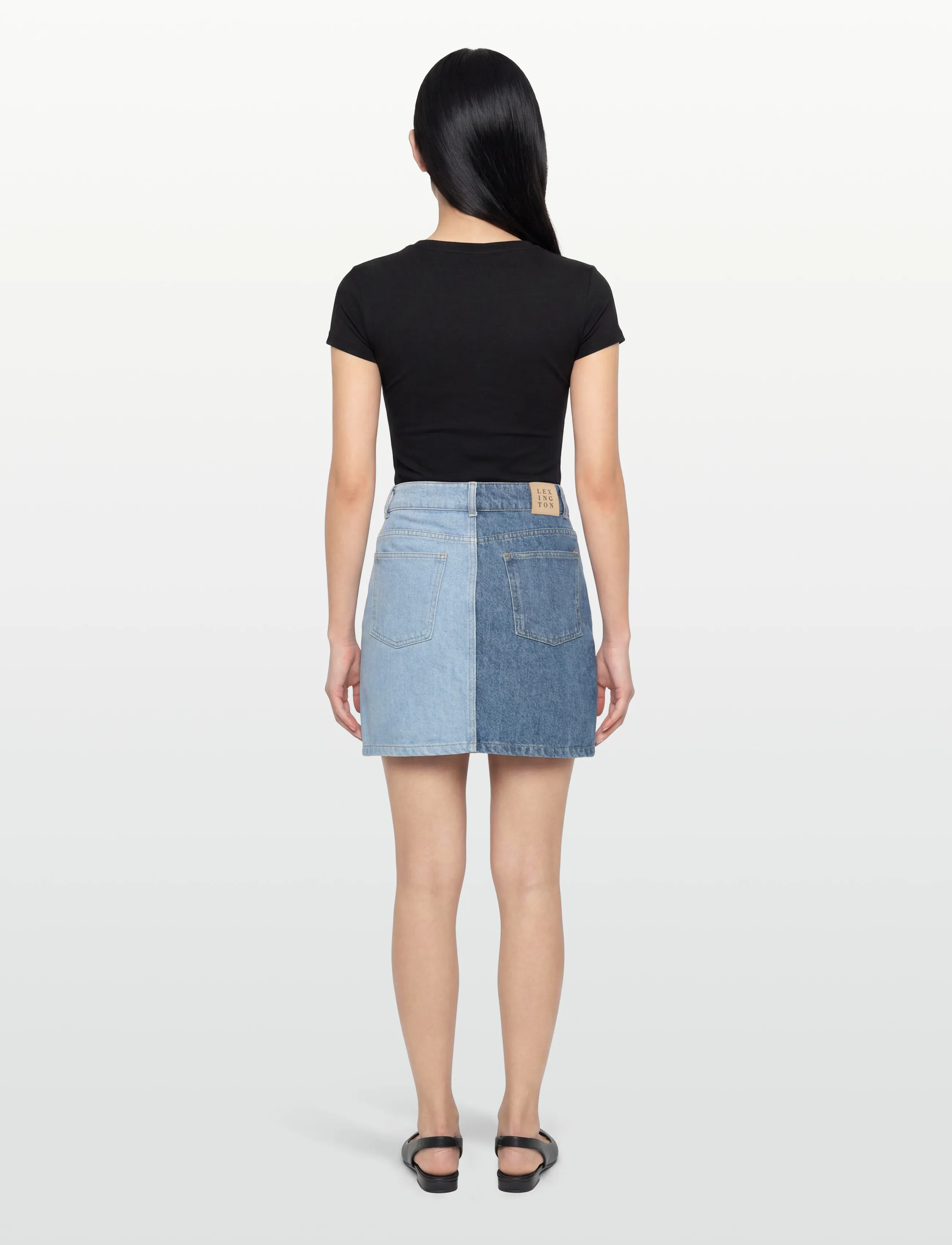 Lexington Clothing - Cassie Denim Skirt - denimnederdele - blue multi - 4