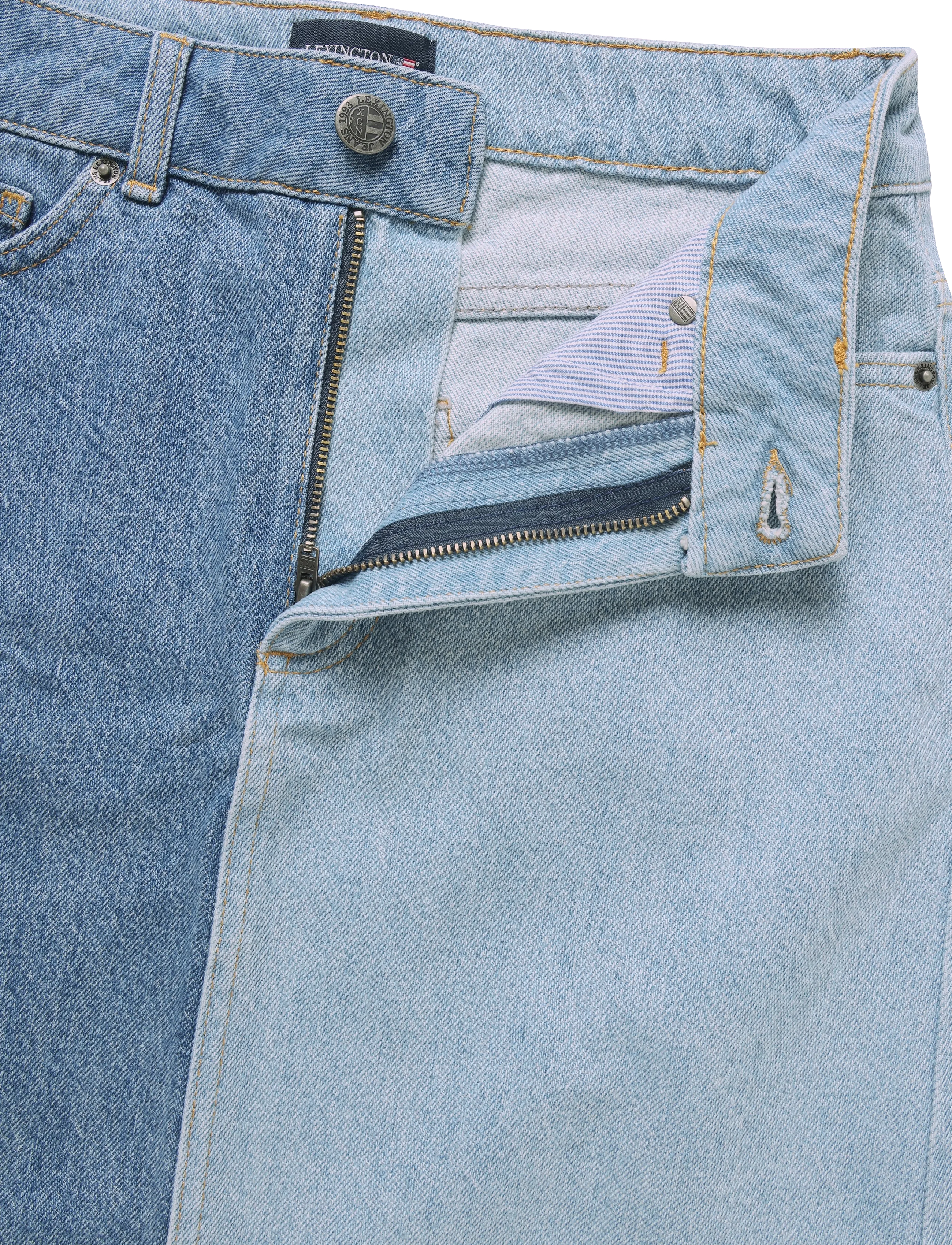 Lexington Clothing - Cassie Denim Skirt - denimnederdele - blue multi - 5