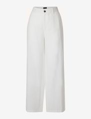 Cleo Linen/Cotton Blend Pants - WHITE