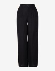 Lexington Clothing - Cleo Linen Pants - linbukser - black - 0