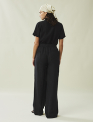 Lexington Clothing - Cleo Linen Pants - linen trousers - black - 2