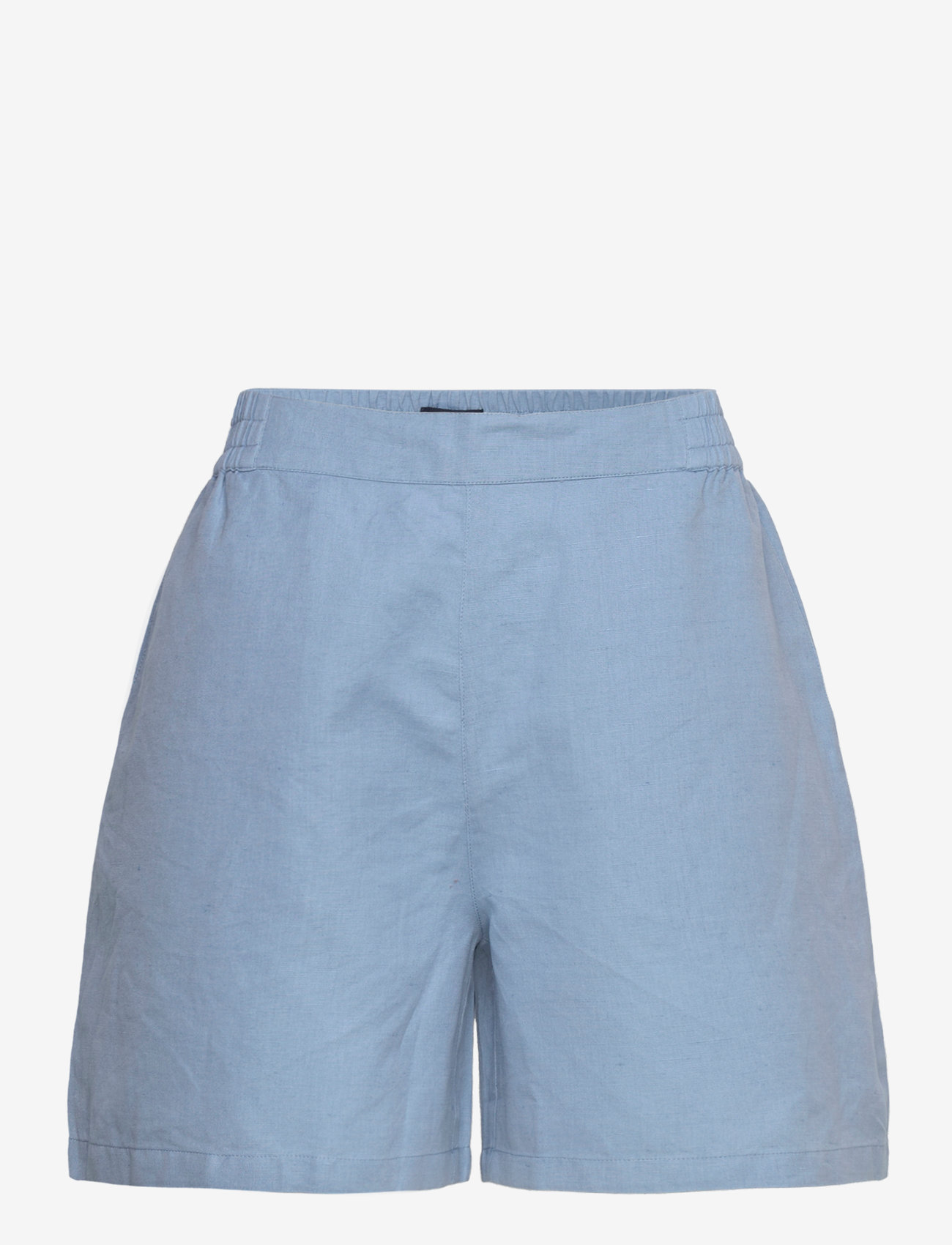 Lexington Clothing - Ruby Linen Blend Shorts - linneshorts - blue - 1
