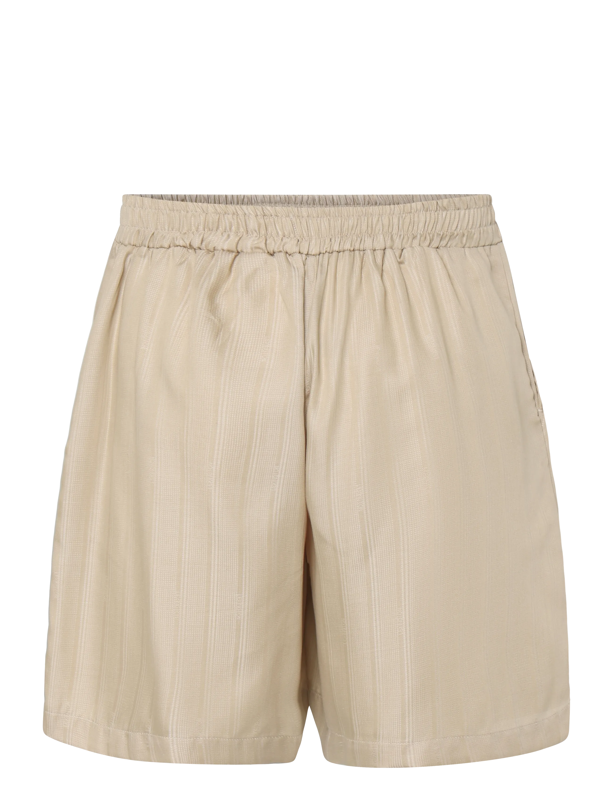 Lexington Clothing Ruby Jacquard Stripe Lyocell Shorts - Lühikesed püksid - BEIGE/WHITE STRIPE / beige