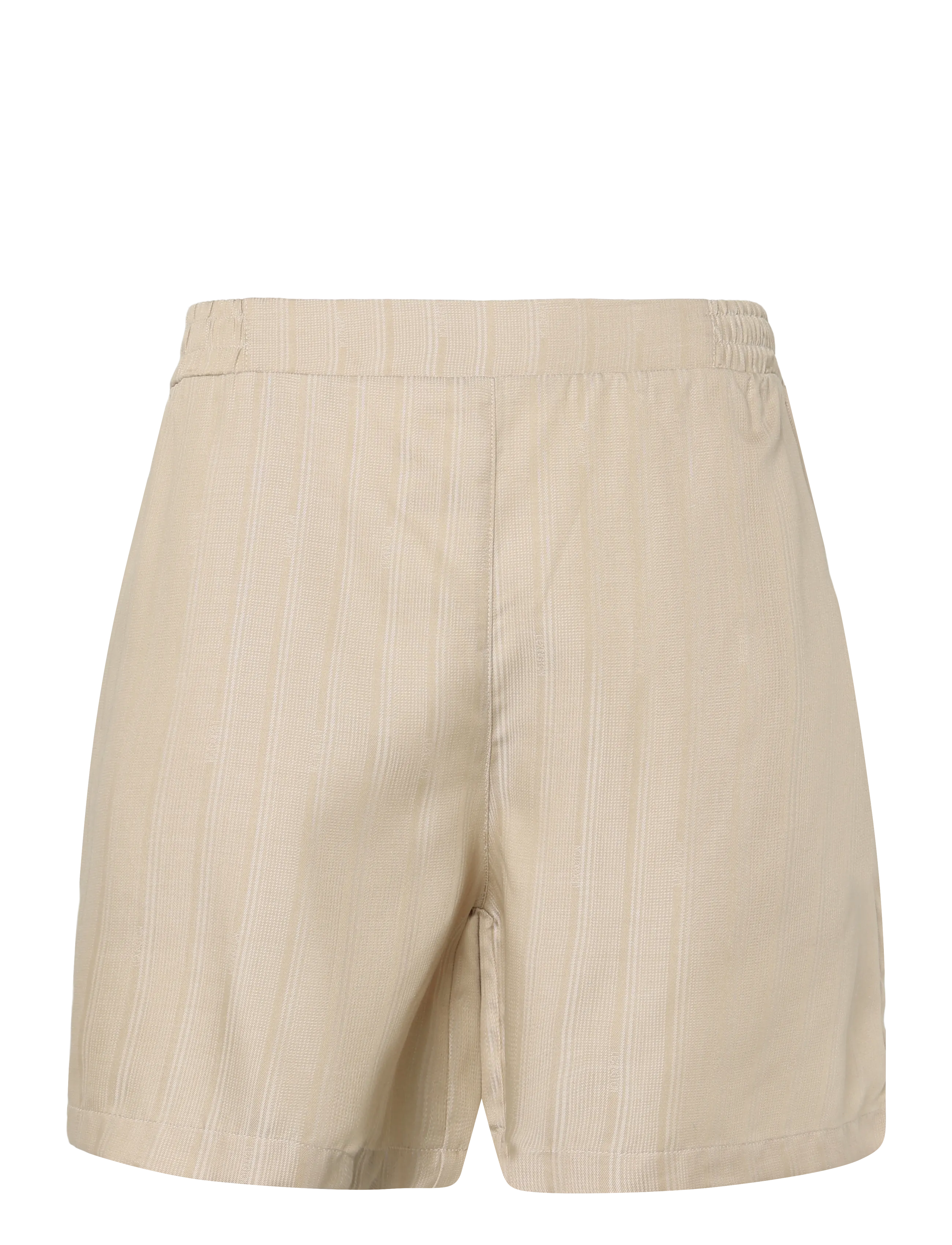 Lexington Clothing - Ruby Jacquard Stripe Lyocell Shorts - casual shorts - beige/white stripe - 1