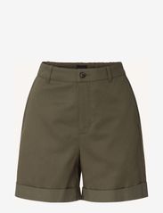 Lexington Clothing - Marissa Lyocell Blend Shorts - lühikesed vabaajapüksid - dark green - 0