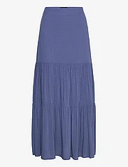 Lexington Clothing - Melissa Dobby Viscose Maxi Skirt - gari svārki - blue - 0