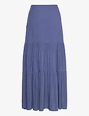 Lexington Clothing - Melissa Dobby Viscose Maxi Skirt - lange rokken - blue - 1