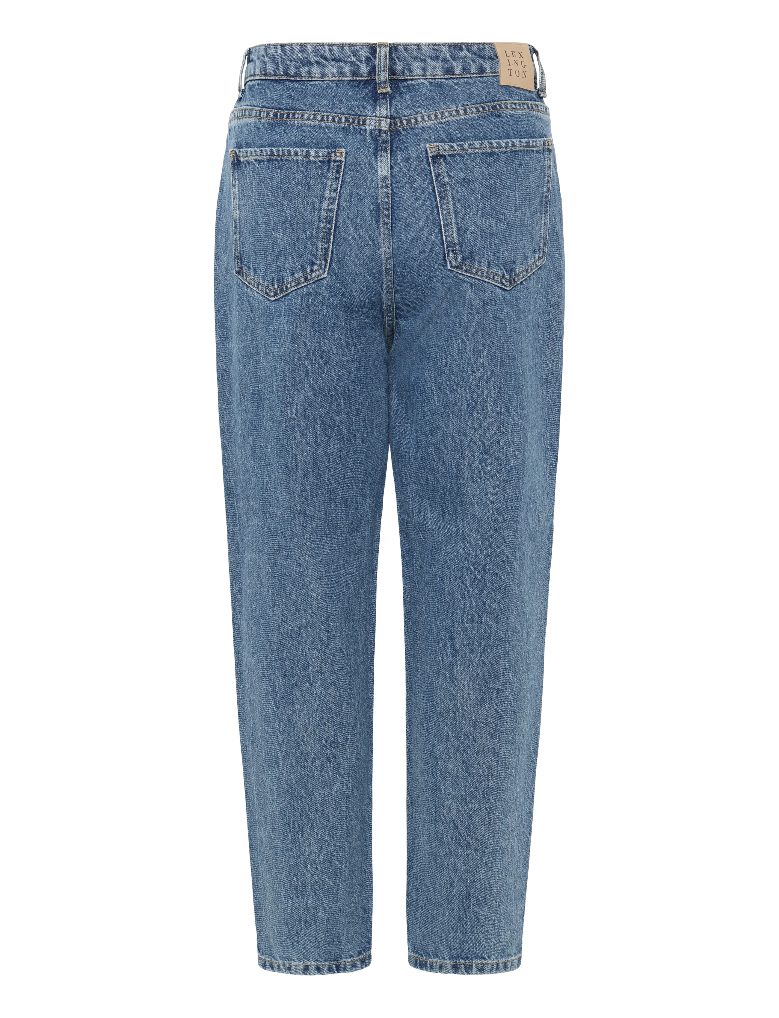 Lexington Clothing - Ashlynn High-Rise Tapered-Leg Jeans - tapered jeans - medium blue denim - 2