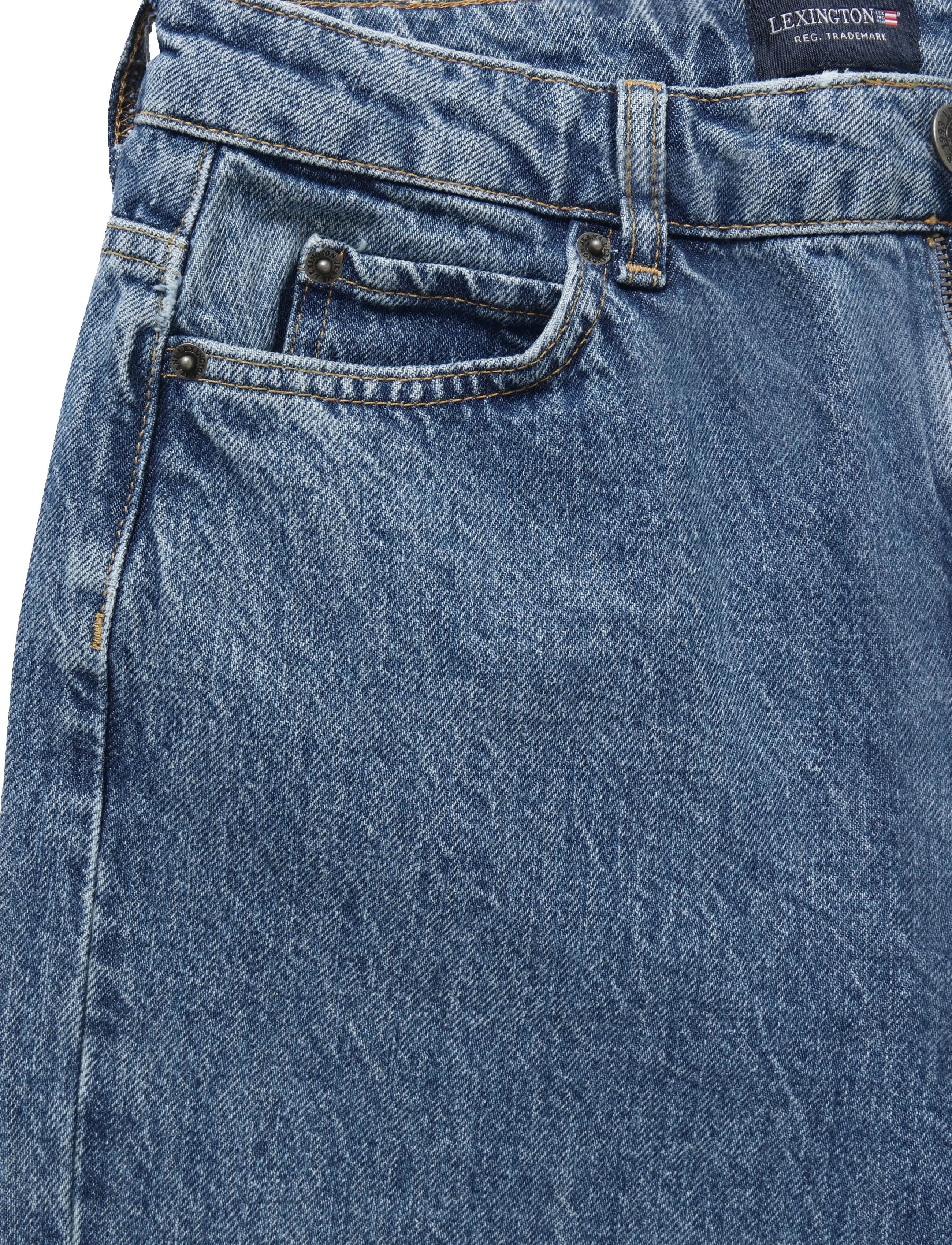 Lexington Clothing - Ashlynn High-Rise Tapered-Leg Jeans - tapered jeans - medium blue denim - 5