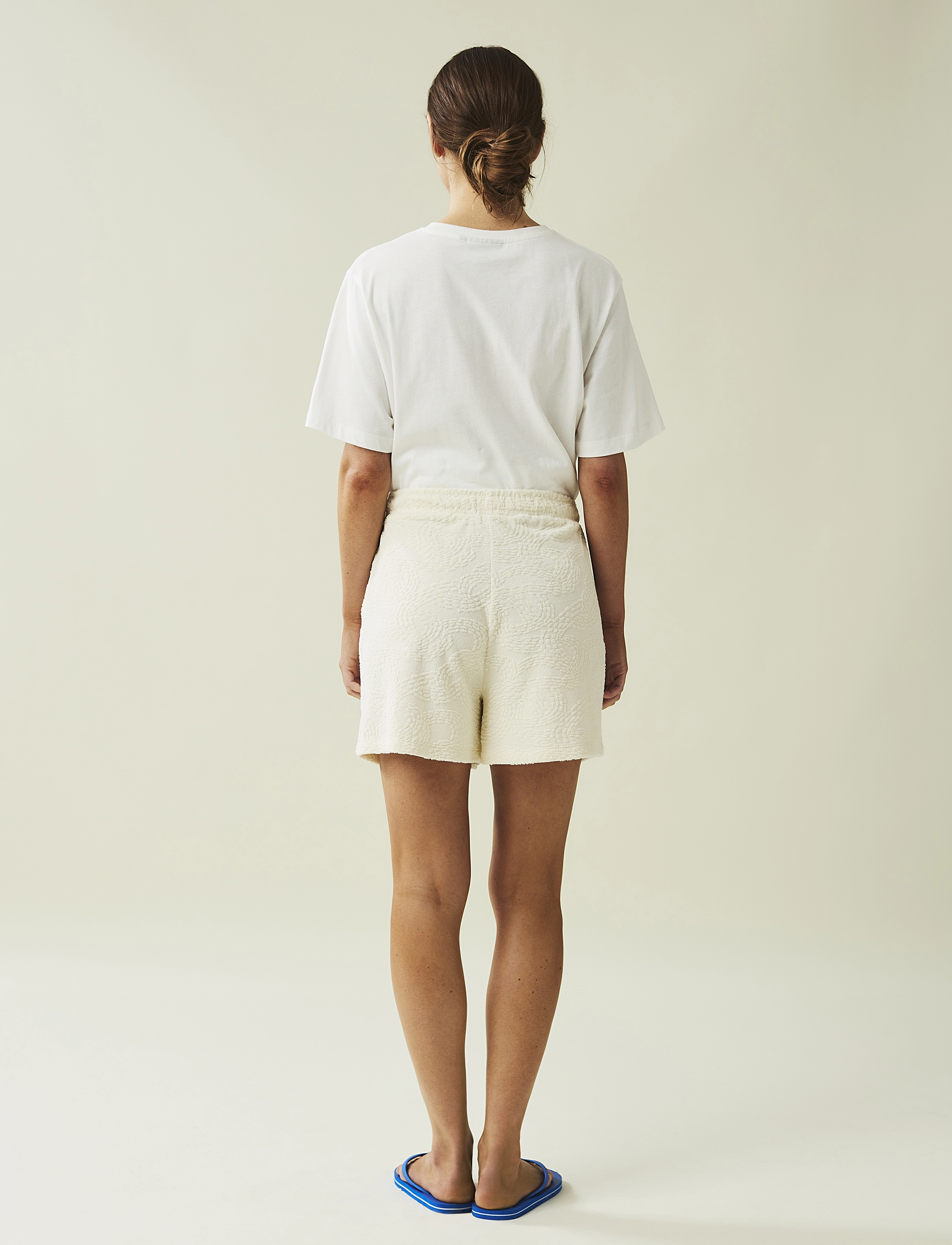 Lexington Clothing - Andy Jacquard Terry Shorts - offwhite - 2
